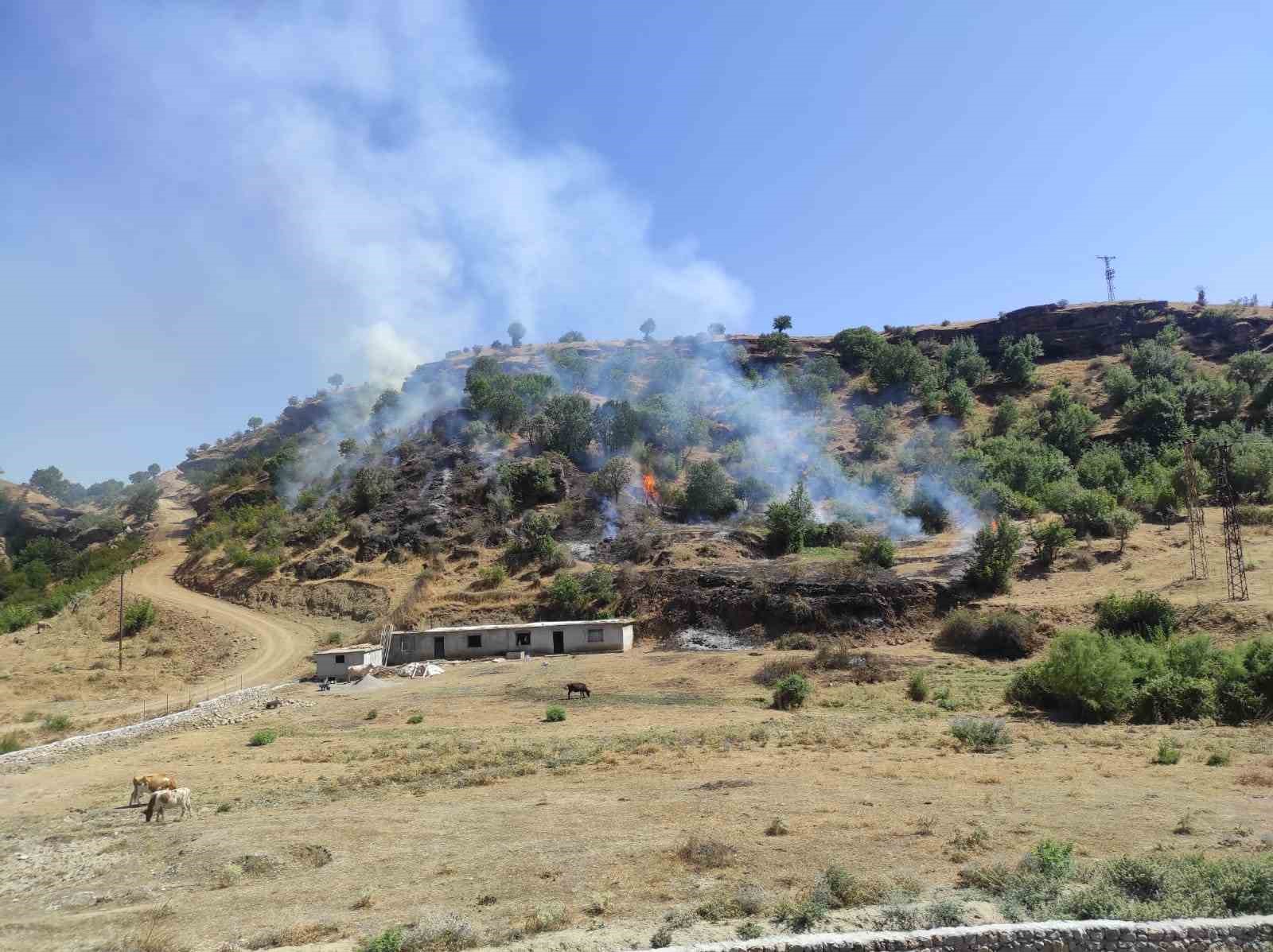 Sason’da korkutan yangın kontrol altına alındı
