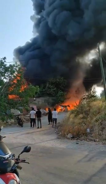 Antalya’da korkutan yangın
