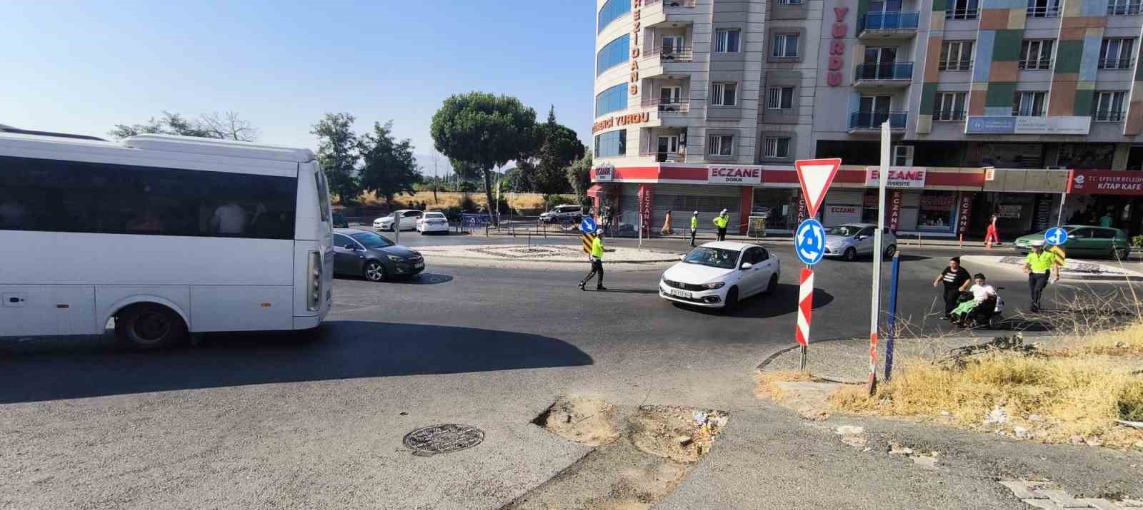 Aydın’da trafik ekiplerinden ‘sınav’ mesaisi
