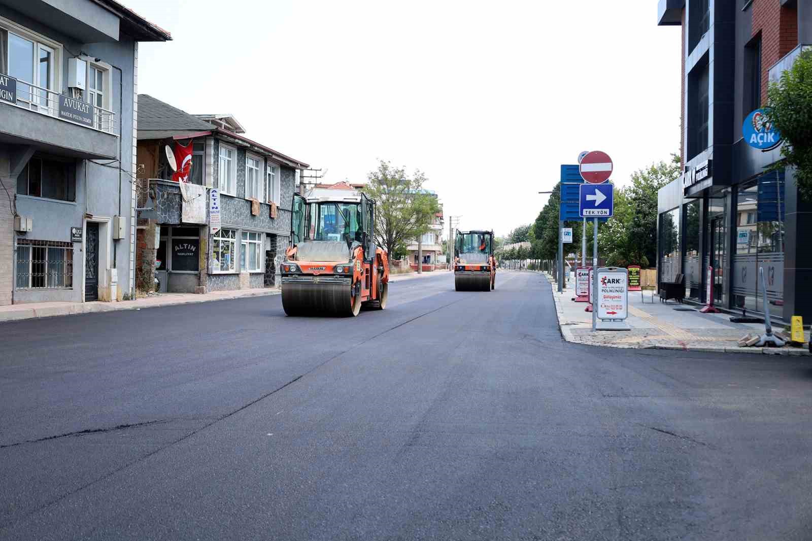 Şehir merkezindeki önemli iki güzergah sil baştan yenilendi
