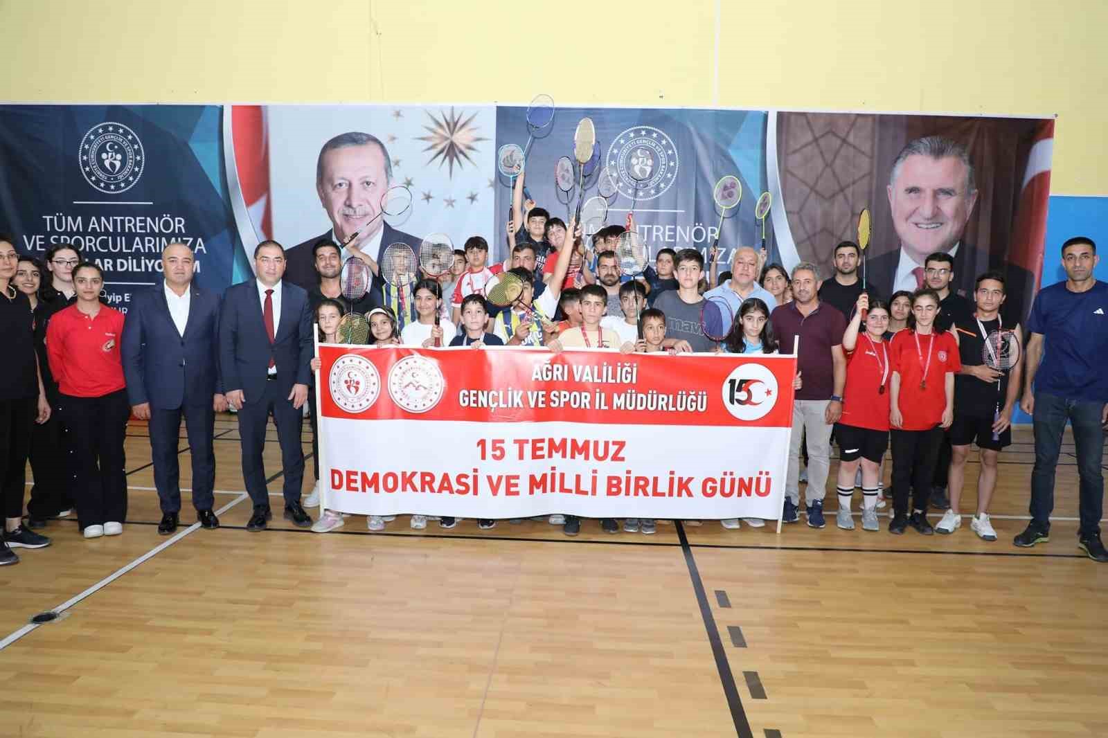 Ağrı’da 15 Temmuz Şehitleri anısına sportif müsabakalar düzenlendi
