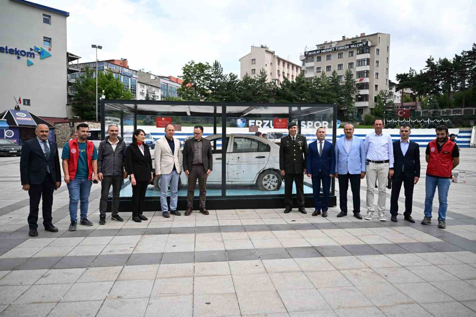 Erzurum’da 15 Temmuz’un izleri sergileniyor
