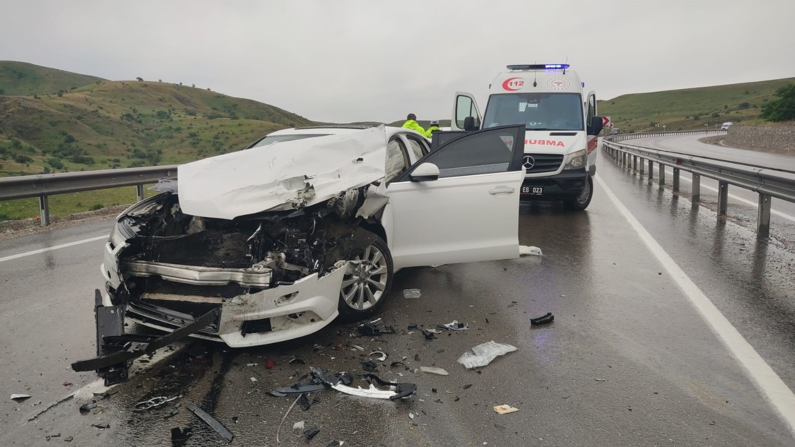 Erzurum’da zincirleme trafik kazası: 10 yaralı
