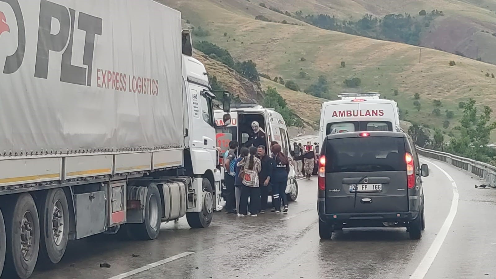 Erzurum’da zincirleme trafik kazası: 10 yaralı
