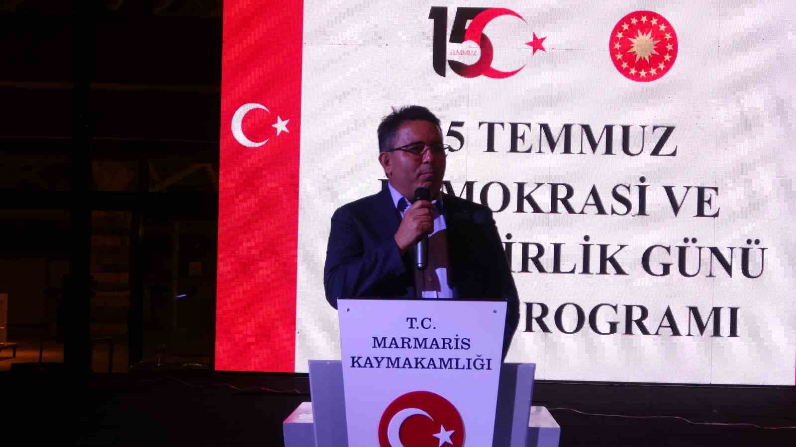 Marmaris’te 15 Temmuz şehitleri anısına yemek programı düzenlendi
