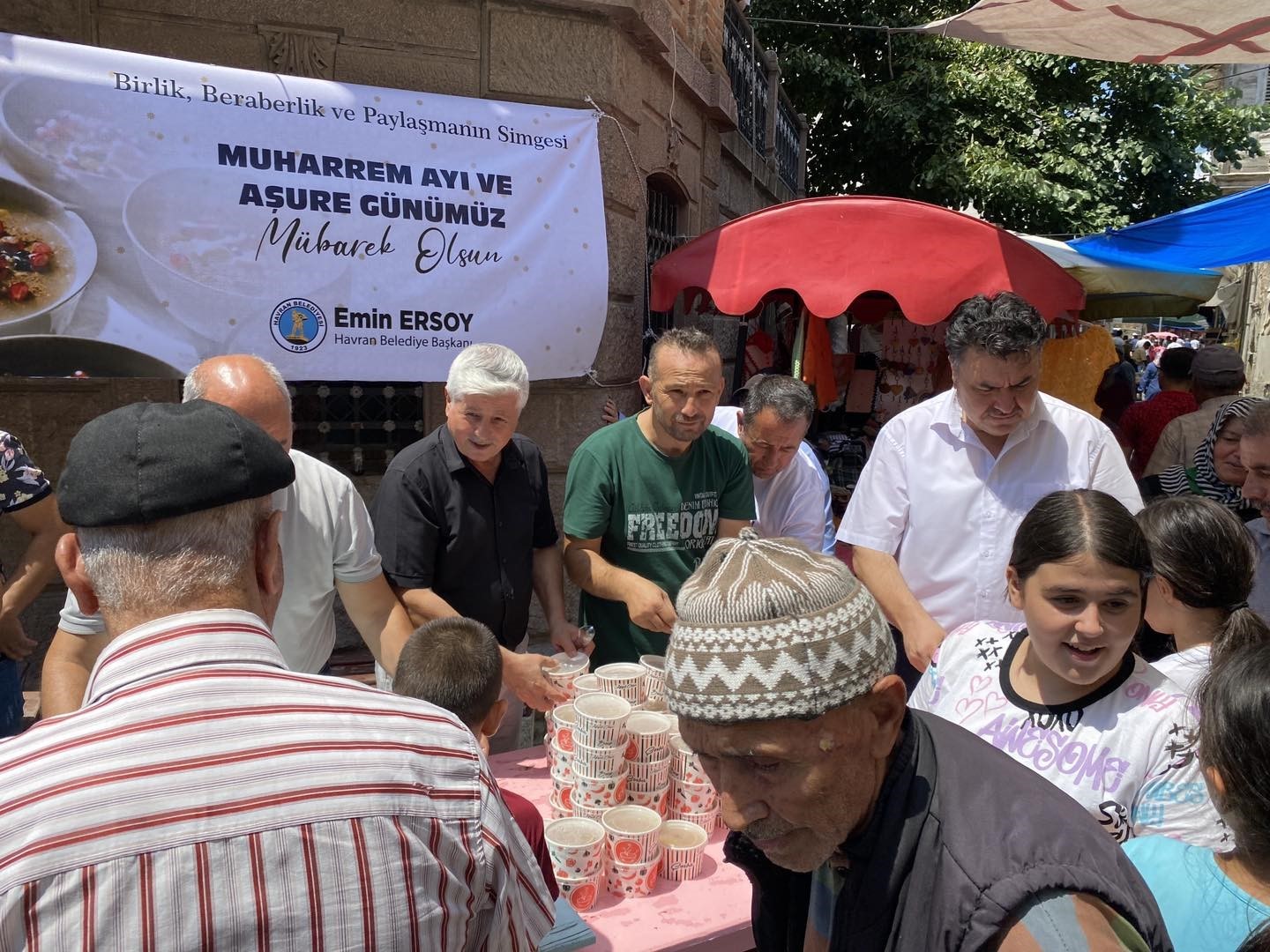 Havran Belediyesi’nden aşure hayrı
