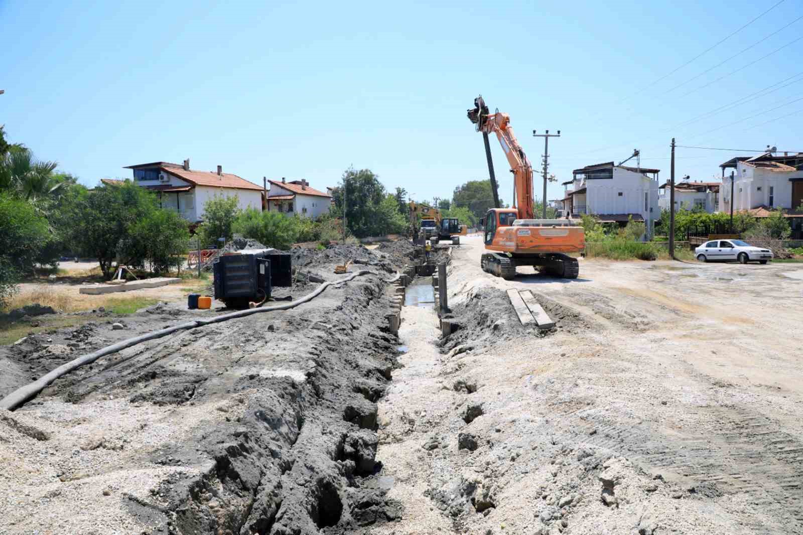 Ören’de Kanalizasyon inşaatının yüzde 63’ü tamamlandı
