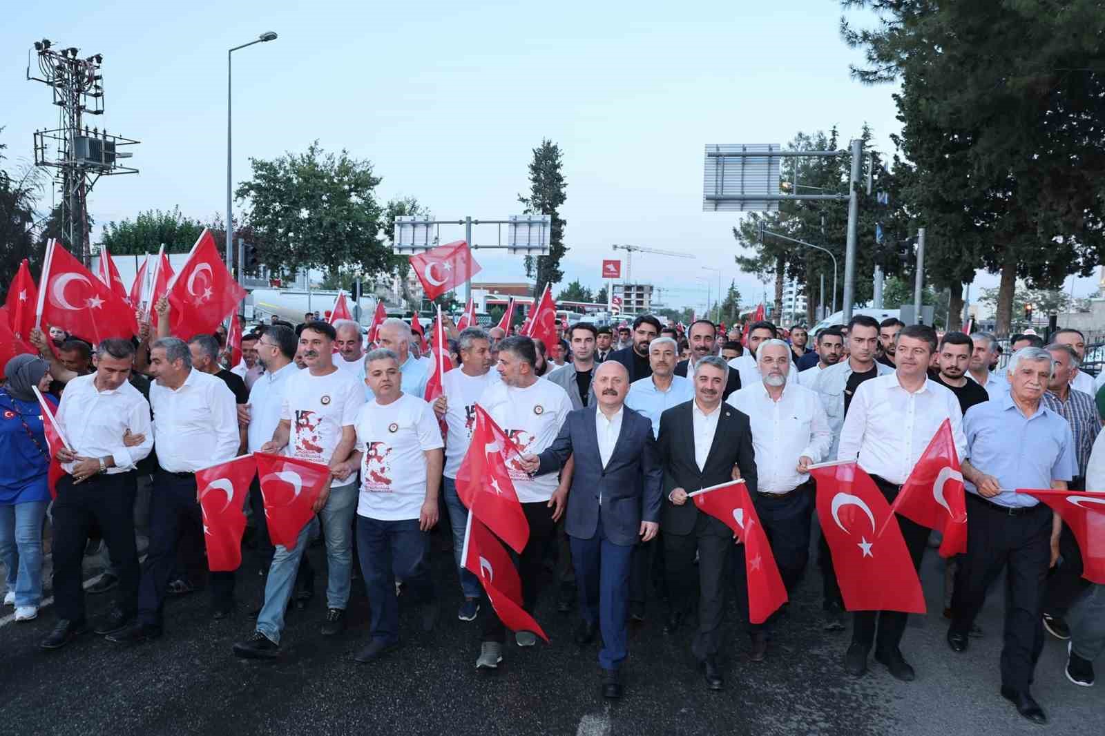 Adıyaman’da 15 Temmuz törenle anıldı
