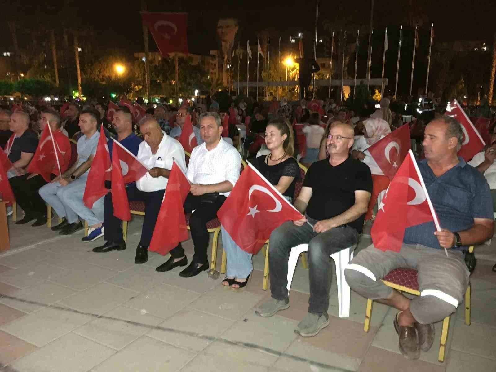 Mersin Erdemli’de 15 Temmuz  coşkusu
