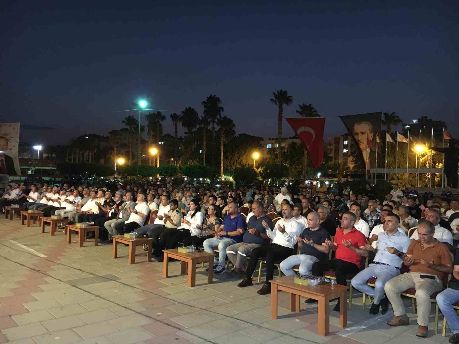 Mersin Erdemli’de 15 Temmuz  coşkusu
