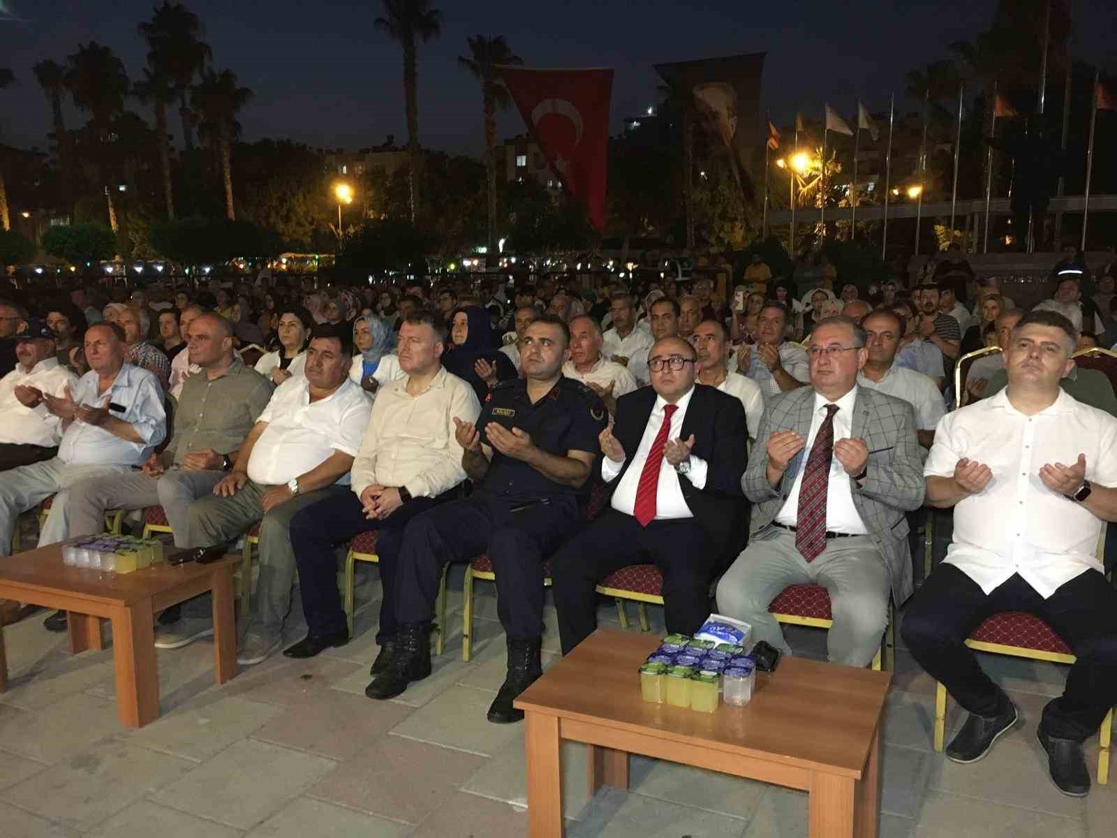 Mersin Erdemli’de 15 Temmuz  coşkusu
