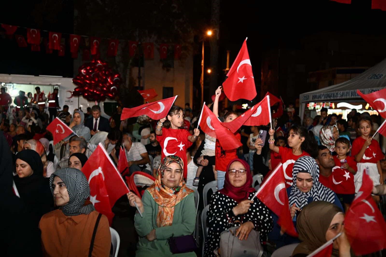 Osmaniye’de 15 Temmuz yürüyüşü
