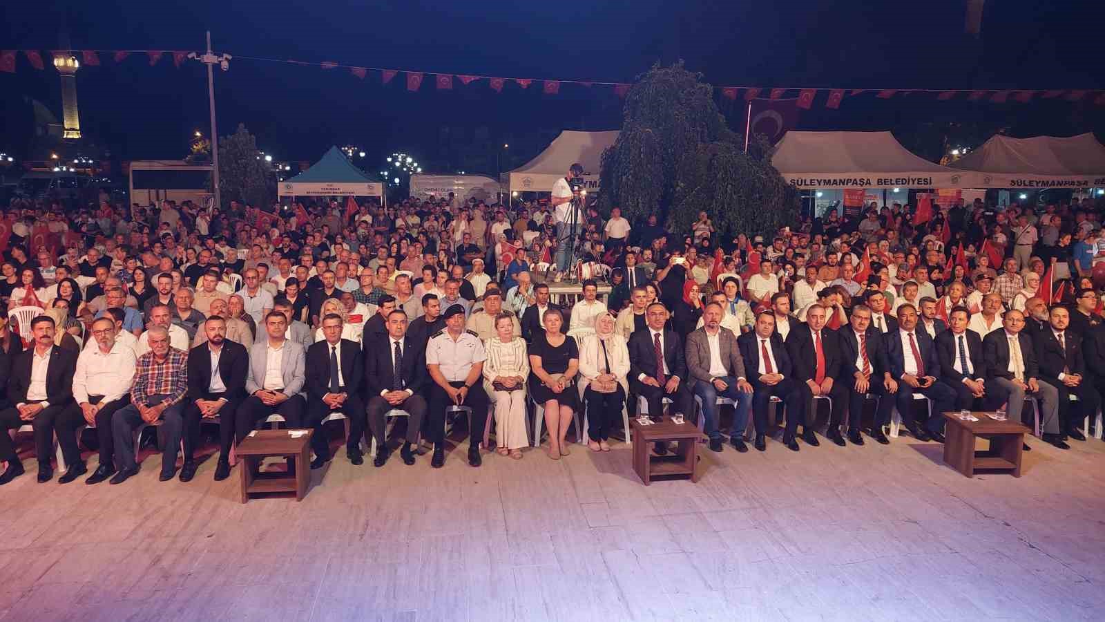 Tekirdağ’da 15 Temmuz anma töreni düzenlendi
