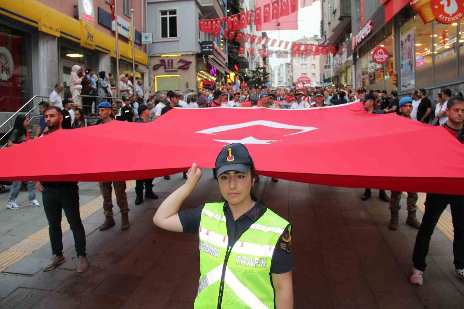 Giresun’da 15 Temmuz törenle anıldı
