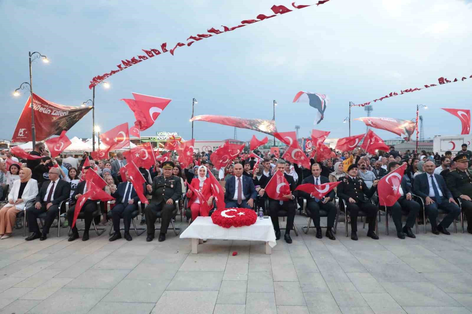 Ağrı’da 15 Temmuz etkinliklerinde birlik ve beraberlik mesajı verildi
