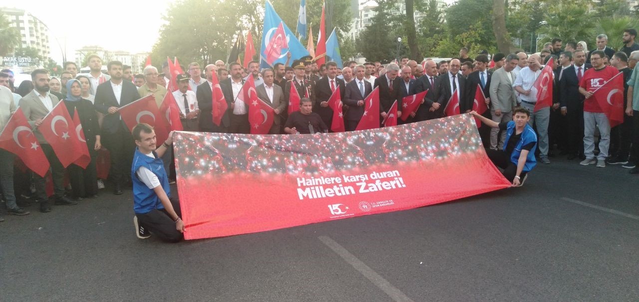 Kahramanmaraş’ta 15 Temmuz etkinlikleri
