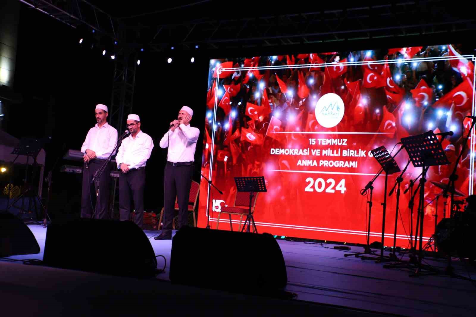 Hakkari’de 15 Temmuz etkinliğine yoğun ilgi
