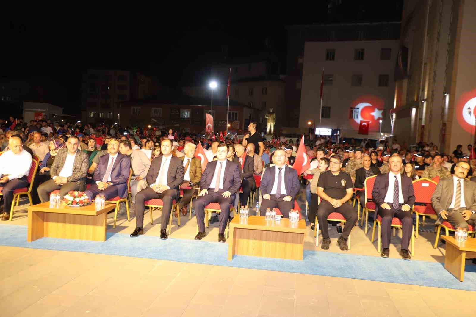 Hakkari’de 15 Temmuz etkinliğine yoğun ilgi
