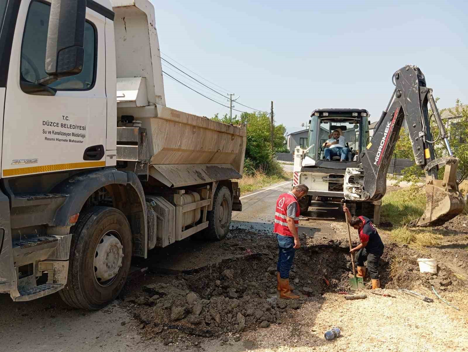 Düzce belediyesi içme suyu tesisi tam kapasite çalışıyor
