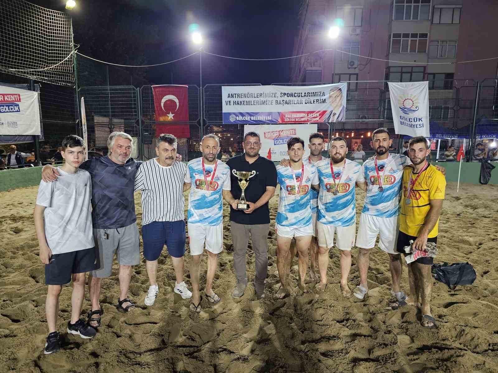 Kum futbol turnuvasında heyecan dolu final
