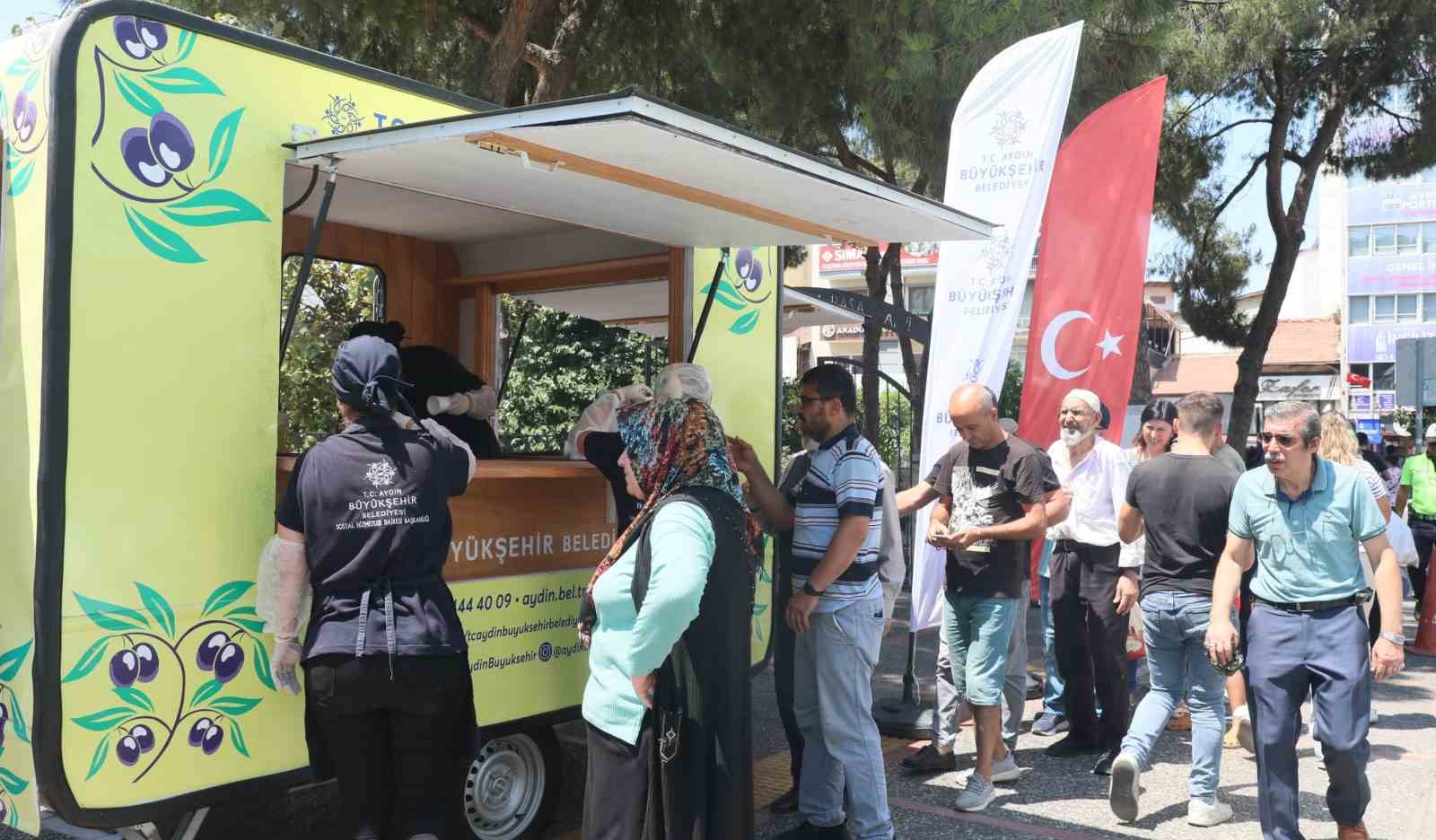 Aydın Büyükşehir Belediyesi’nden serinleten uygulama
