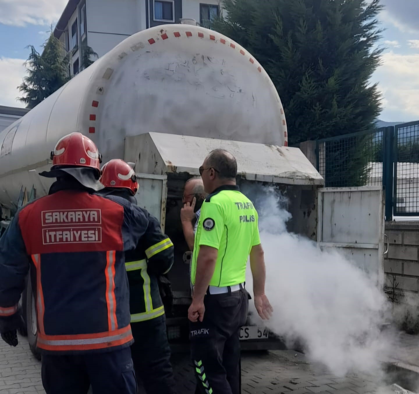 Tankerden çıkan gazı LPG sızıntısı sandılar oksijen çıktı
