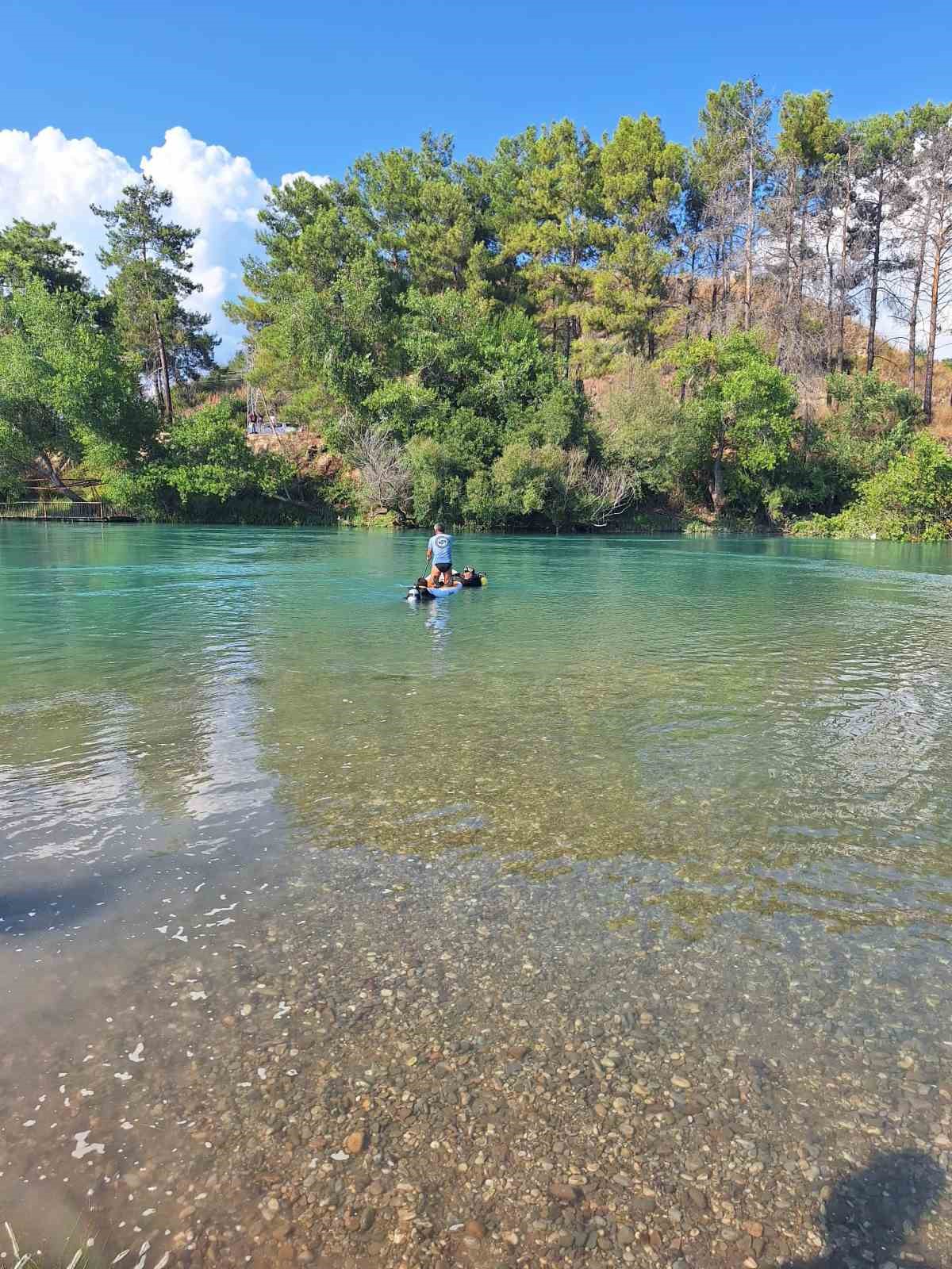 Manavgat Irmağı’nda kaybolan gencin cansız bedenine ulaşıldı
