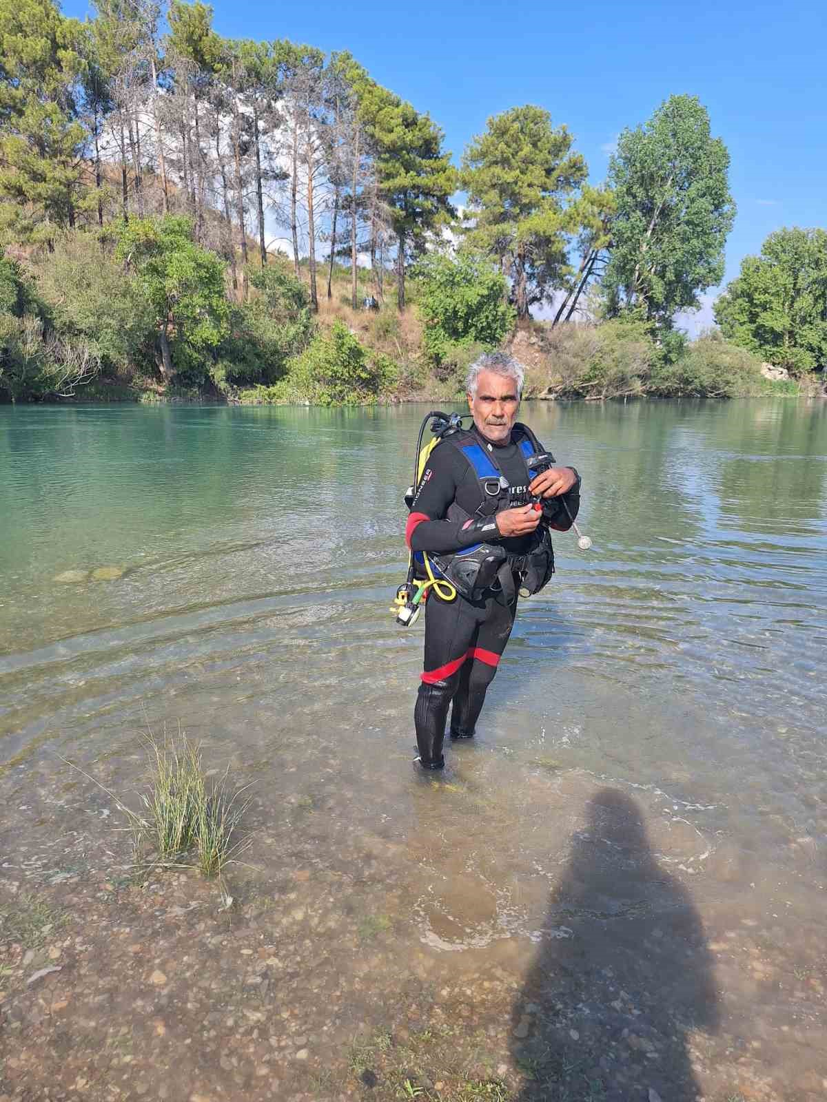 Manavgat Irmağı’nda kaybolan gencin cansız bedenine ulaşıldı
