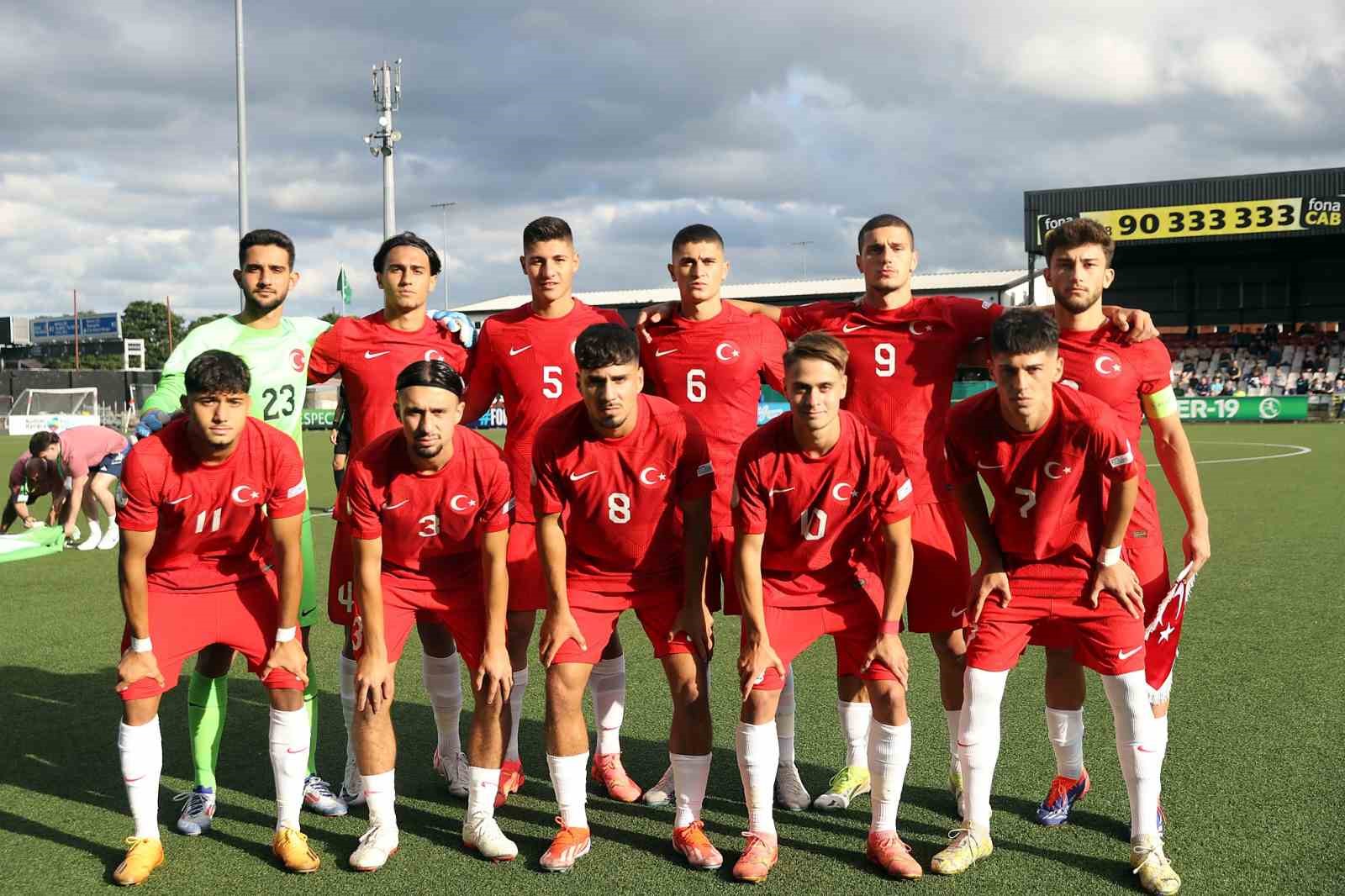 U19 Milli Futbol Takımı, Fransa’ya 2-1 yenildi
