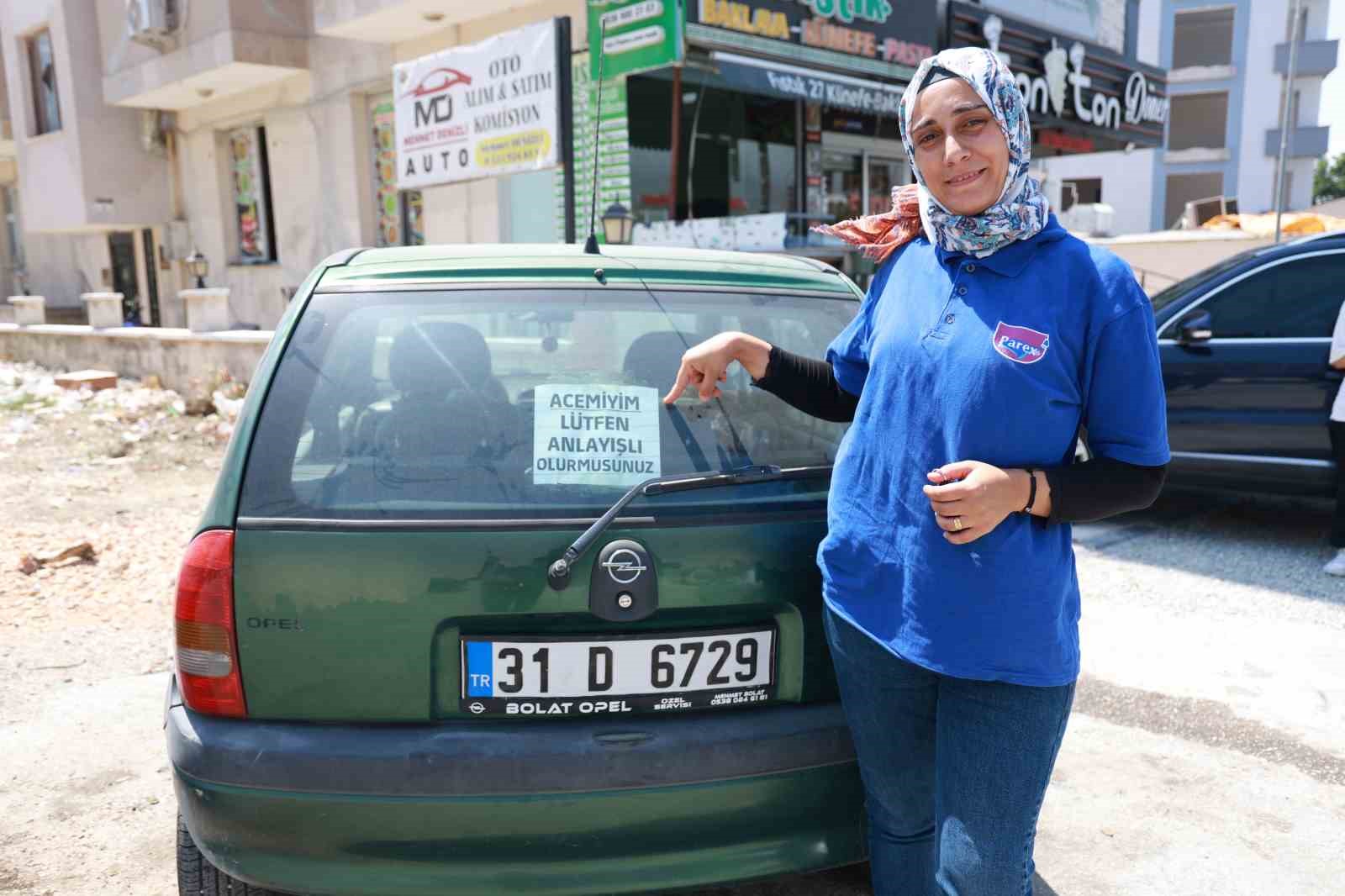 14 yıldır ehliyeti olmasına rağmen araç kullanamayan kadın, 