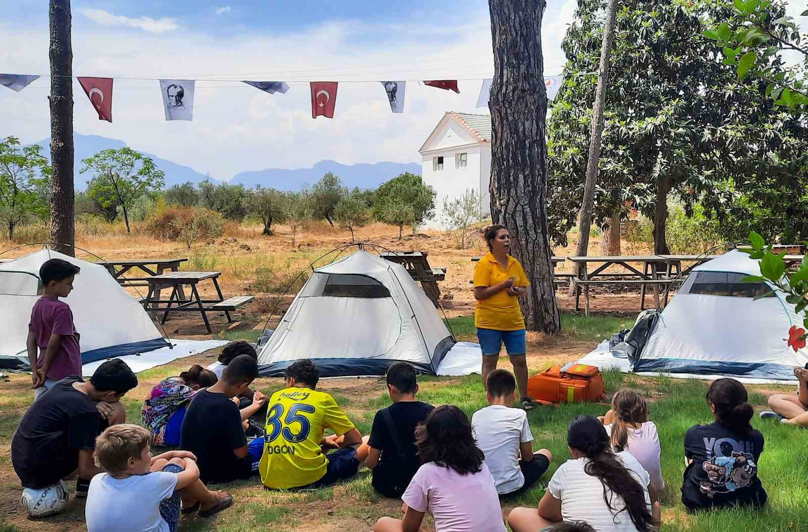 Doğa kampı ilk misafirlerini ağırladı
