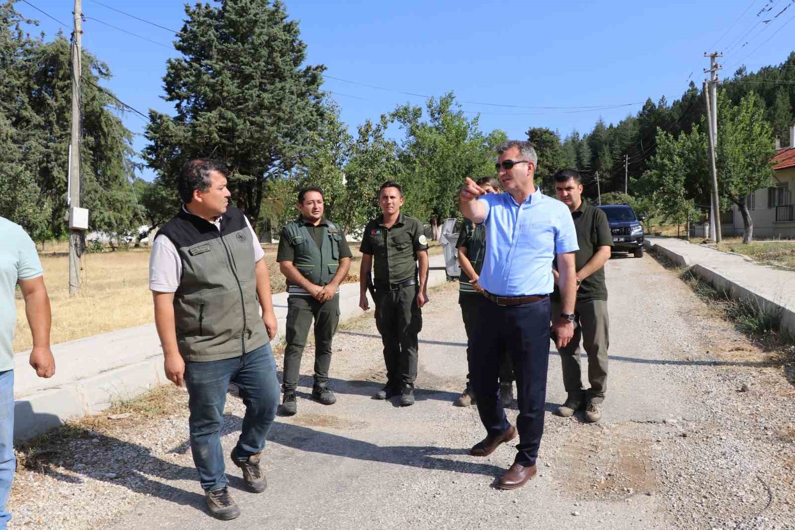 Muğla Orman Bölge Müdürü Ülküdür yılanlı bölgesinde İnceleme yaptı
