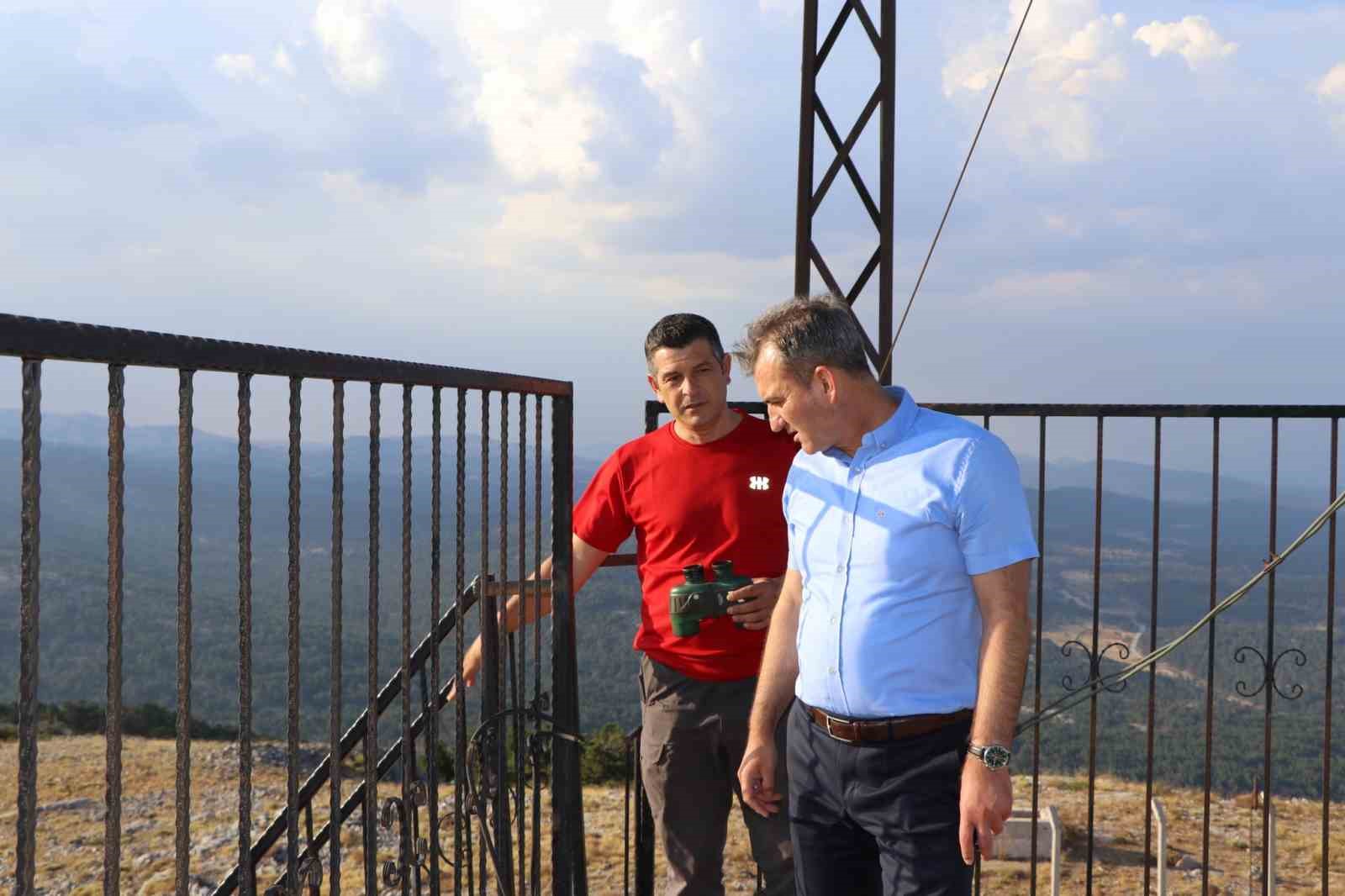 Muğla Orman Bölge Müdürü Ülküdür yılanlı bölgesinde İnceleme yaptı
