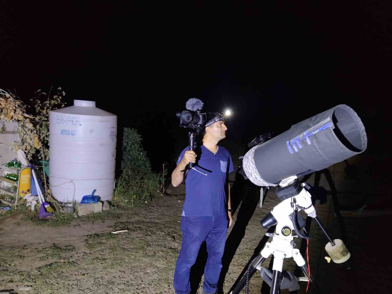 Bitlis’teki kalderanın yıldızlarla buluşması görsel şölen sunuyor
