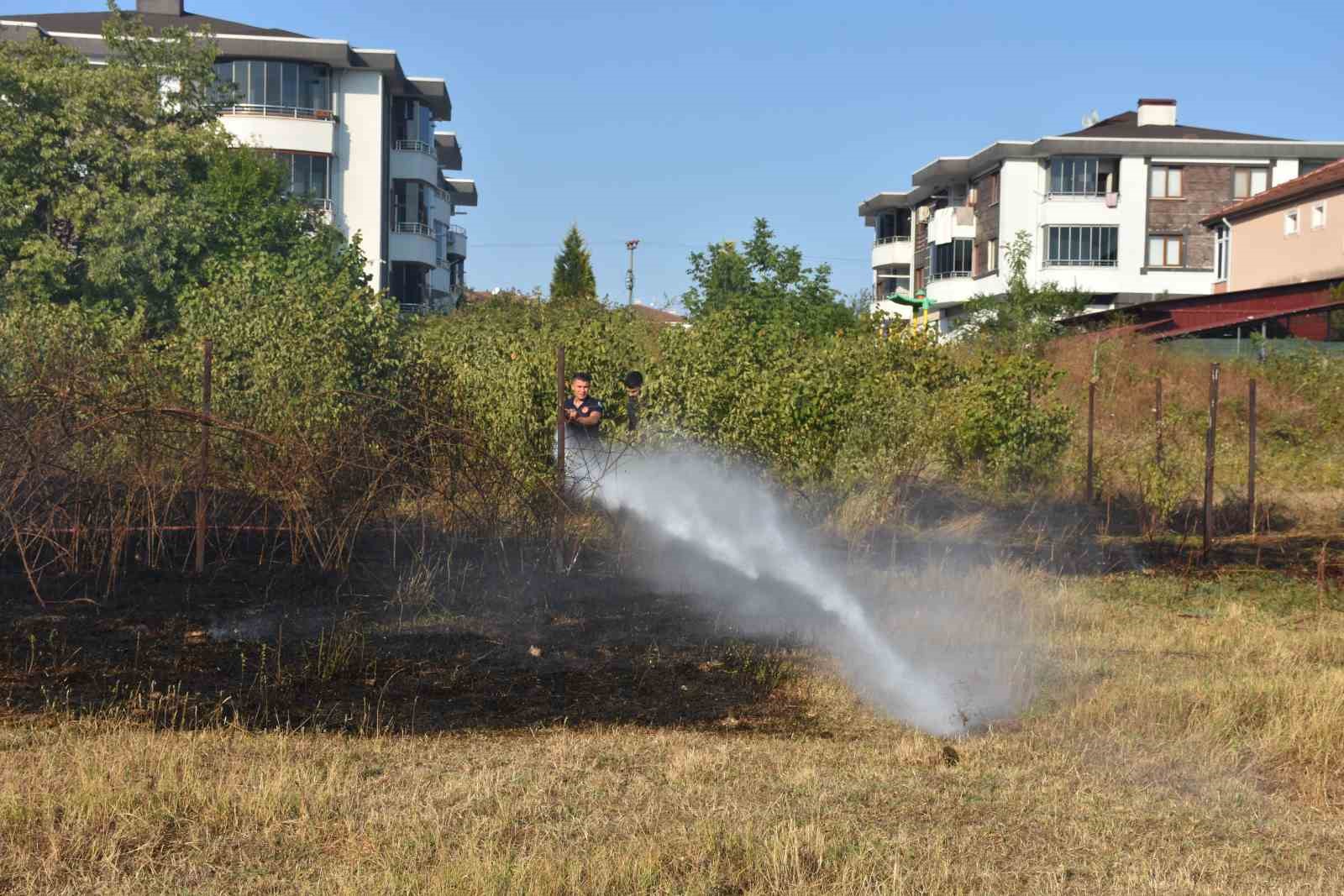 Sakarya’da arazi yangını ekipleri harekete geçirdi
