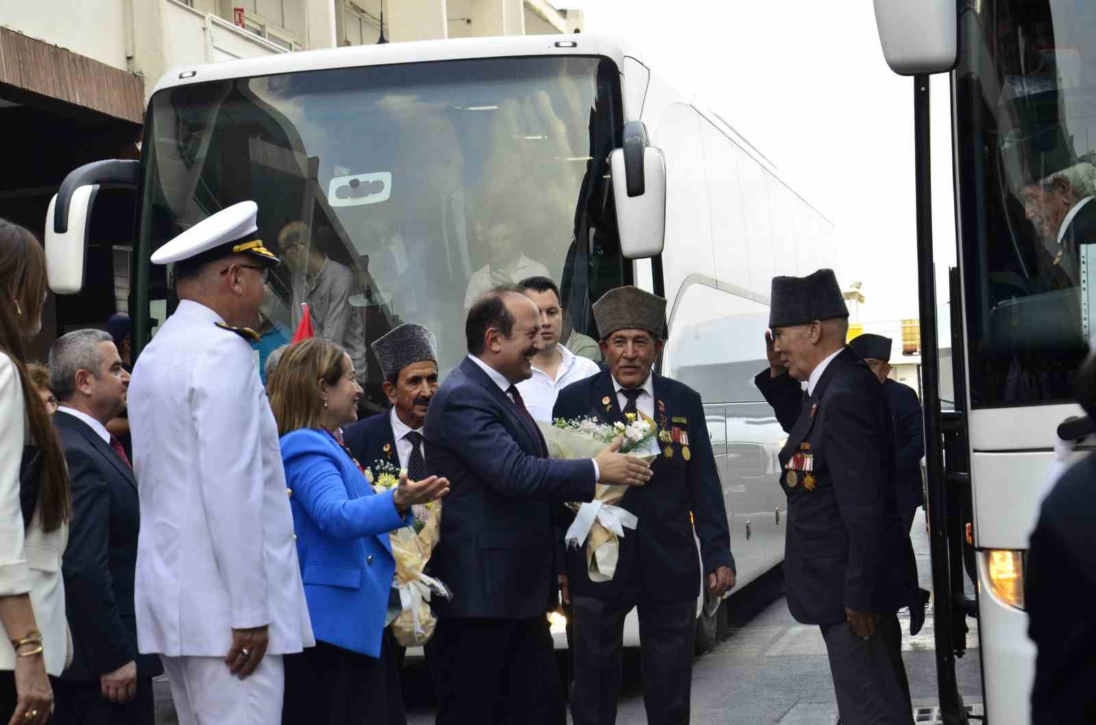 Kıbrıs gazileri KKTC’ye uğurlandı
