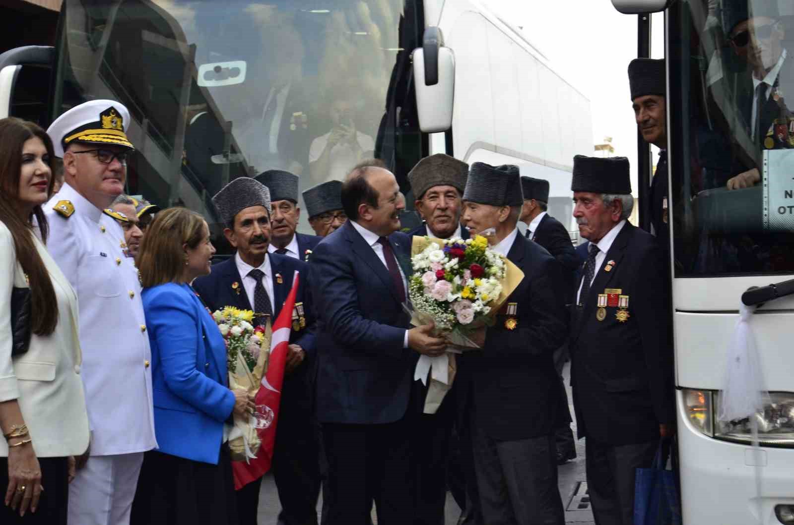 Kıbrıs gazileri KKTC’ye uğurlandı
