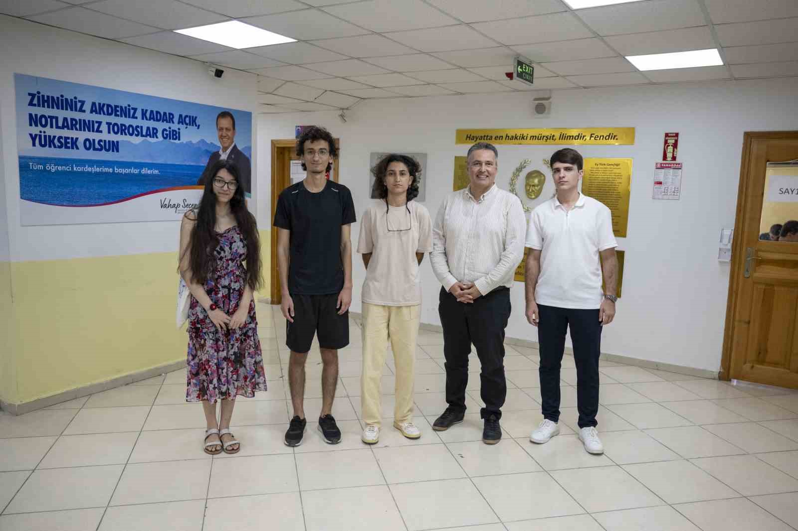 Mersin Büyükşehir Belediyesinin kurs merkezlerinde YKS başarı oranı arttı
