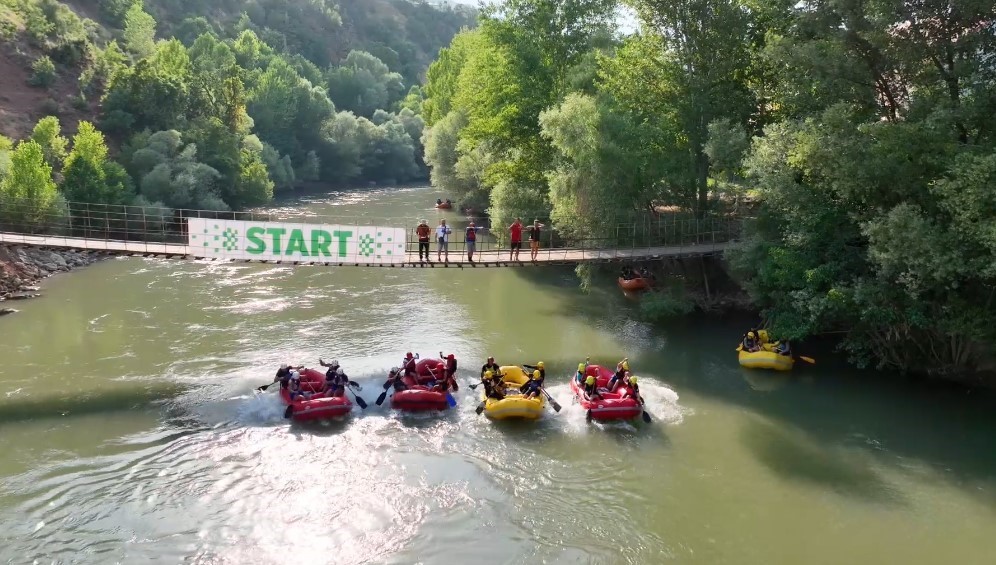 Tunceli’de, Türkiye’nin Huzuru Rafting Yarışması’nın startı verildi
