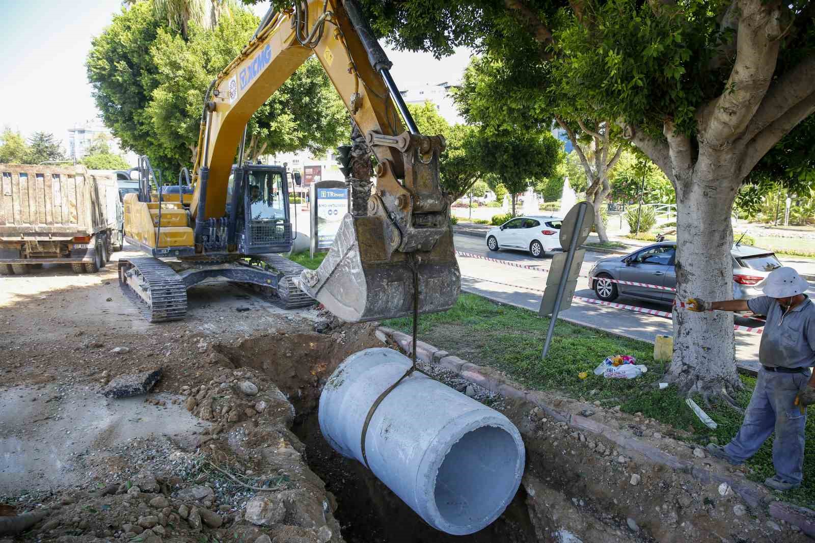 Şirinyalı’daki yağmur suyu sorunu çözülüyor
