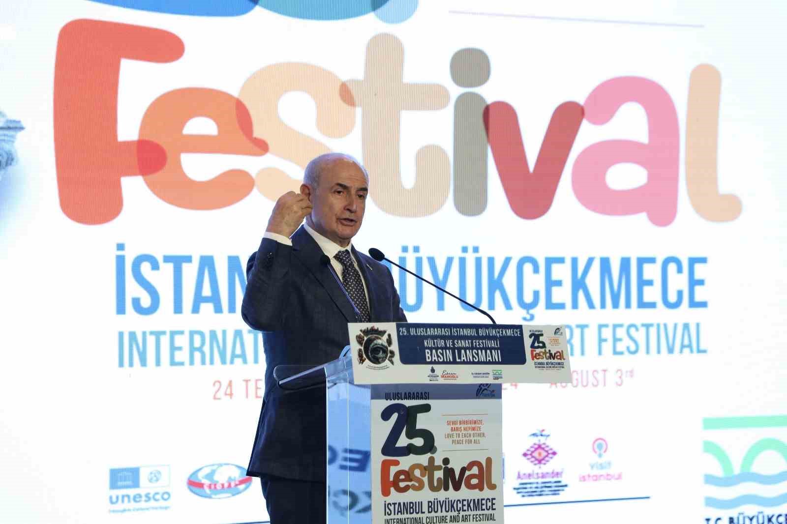 Uluslararası 25. İstanbul Büyükçekmece Kültür ve Sanat Festivali basın toplantısı yapıldı
