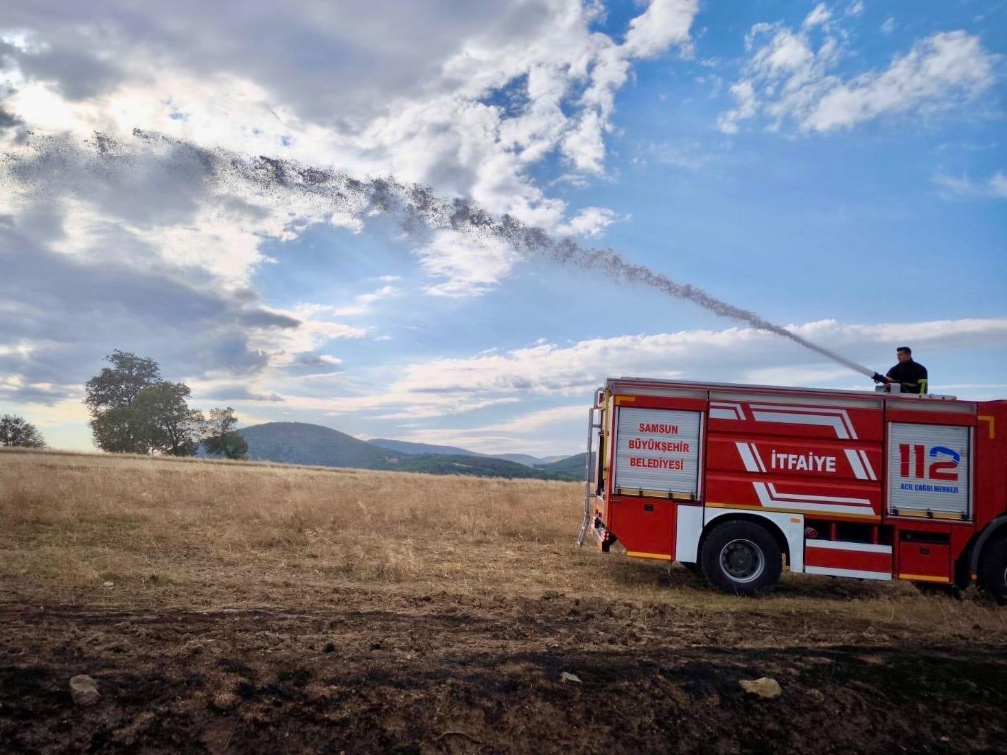 Samsun’da 6 ayda 371 anız yangını kontrol atına alındı
