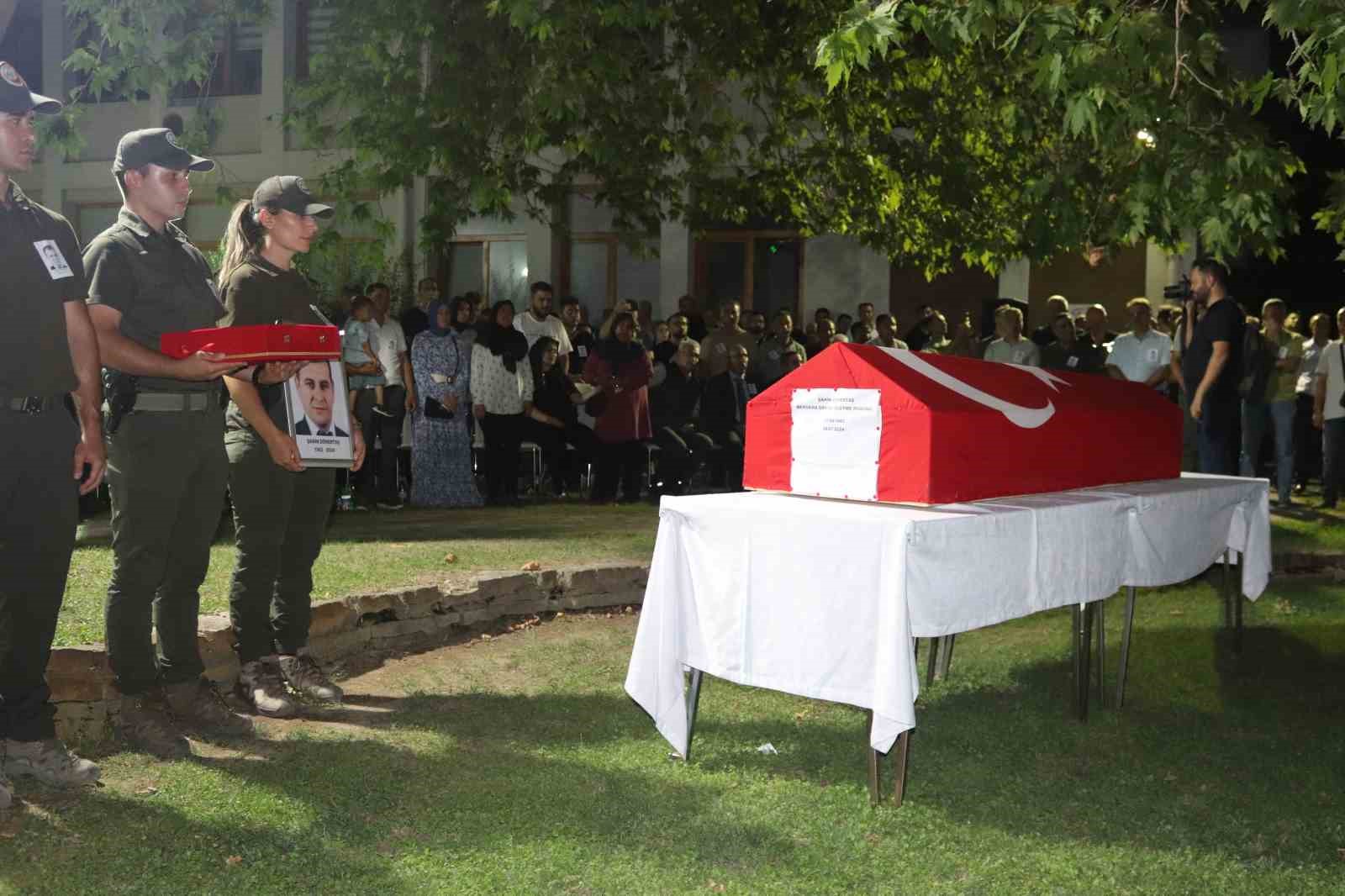 Kazada şehit olan Orman İşletme Müdürü için cenaze töreni düzenlendi
