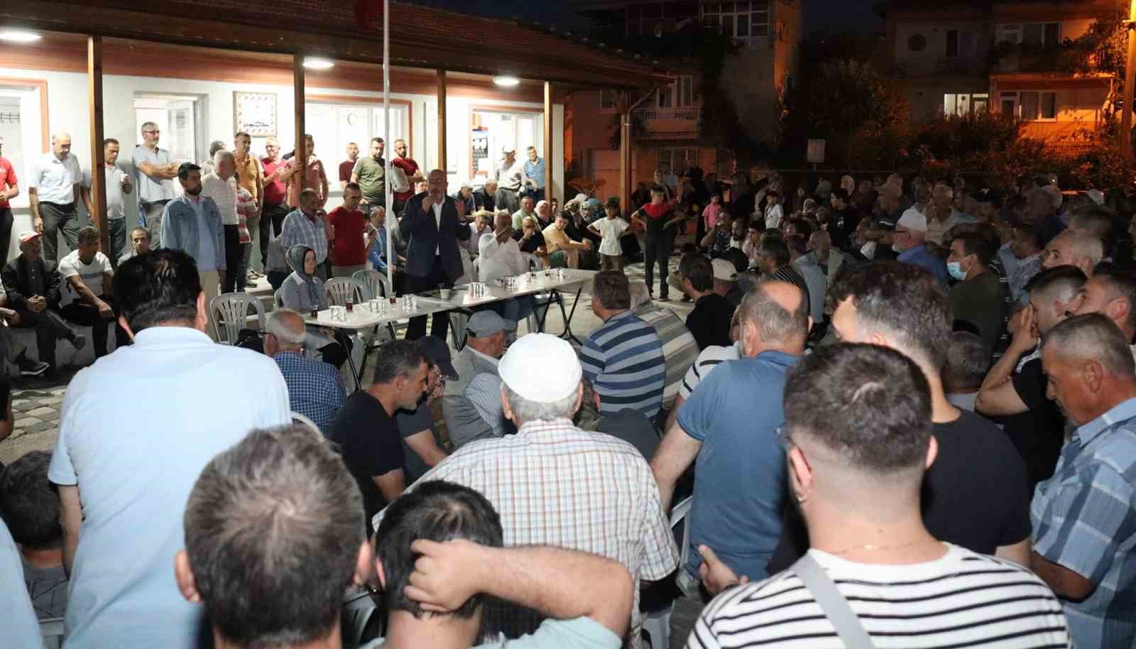 Kütahya’da AK Parti’nin ’Mahallede Hasbihal’ programına ilgi
