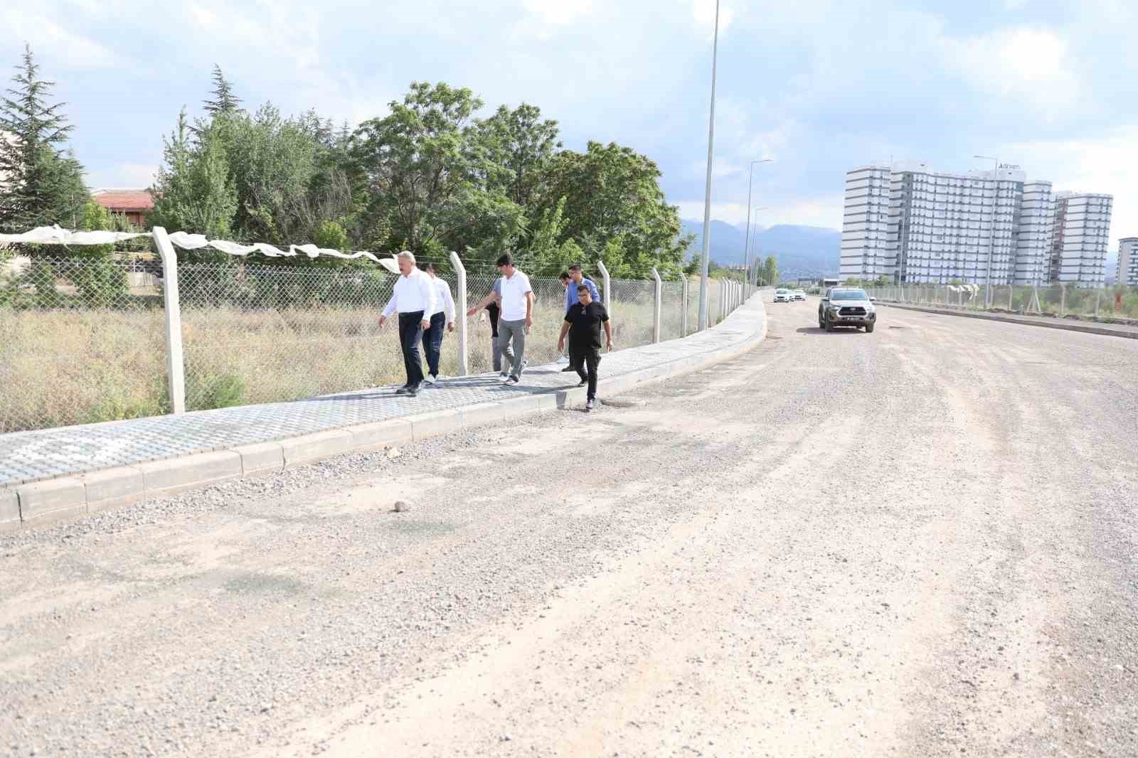 Melikgazi’den şehrin trafik yükünü alacak yeni yol
