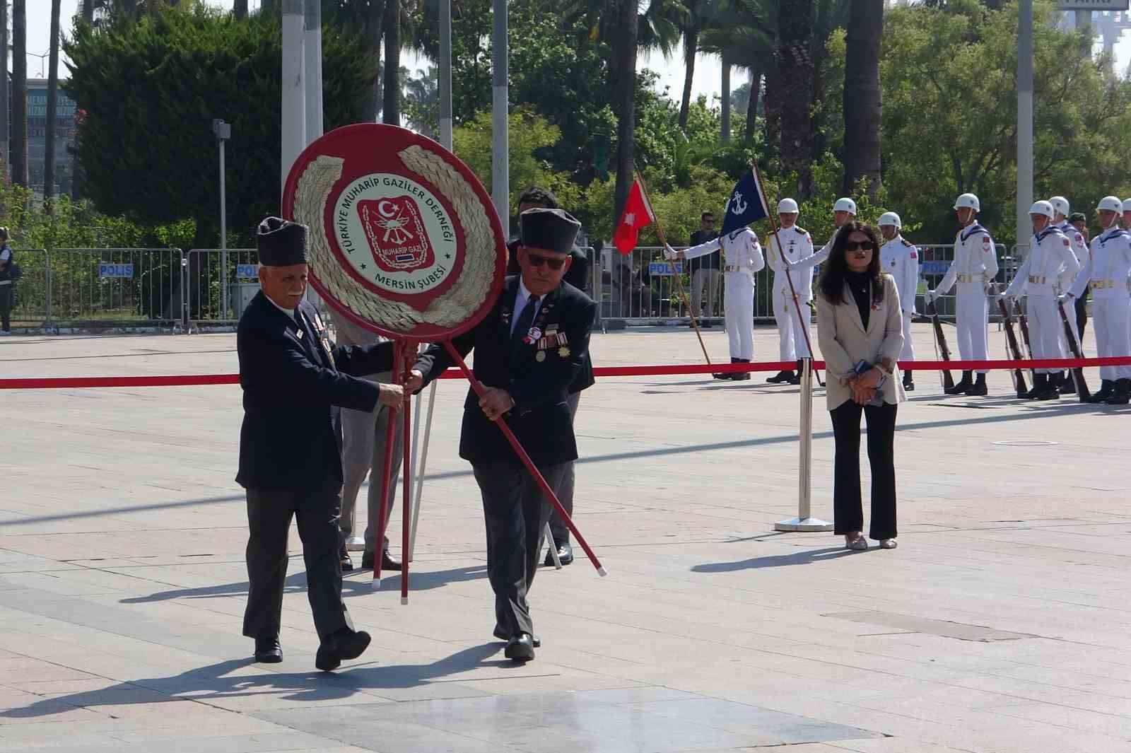 Kıbrıs Barış Harekatı’nın 50. yıl dönümü Mersin’de törenle kutlandı
