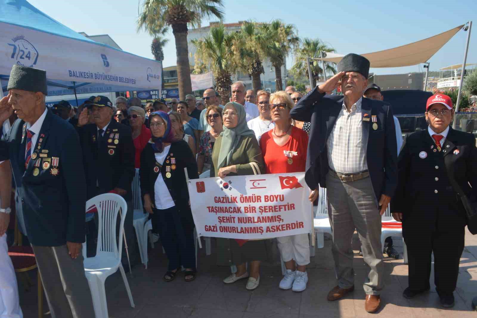 Ayvalık’ta Kıbrıs Barış Harekâtı’nın 50. yıldönümü coşkusu
