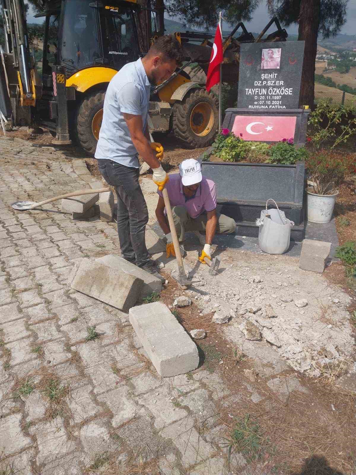 Tekkeköy’den şehitlere vefa
