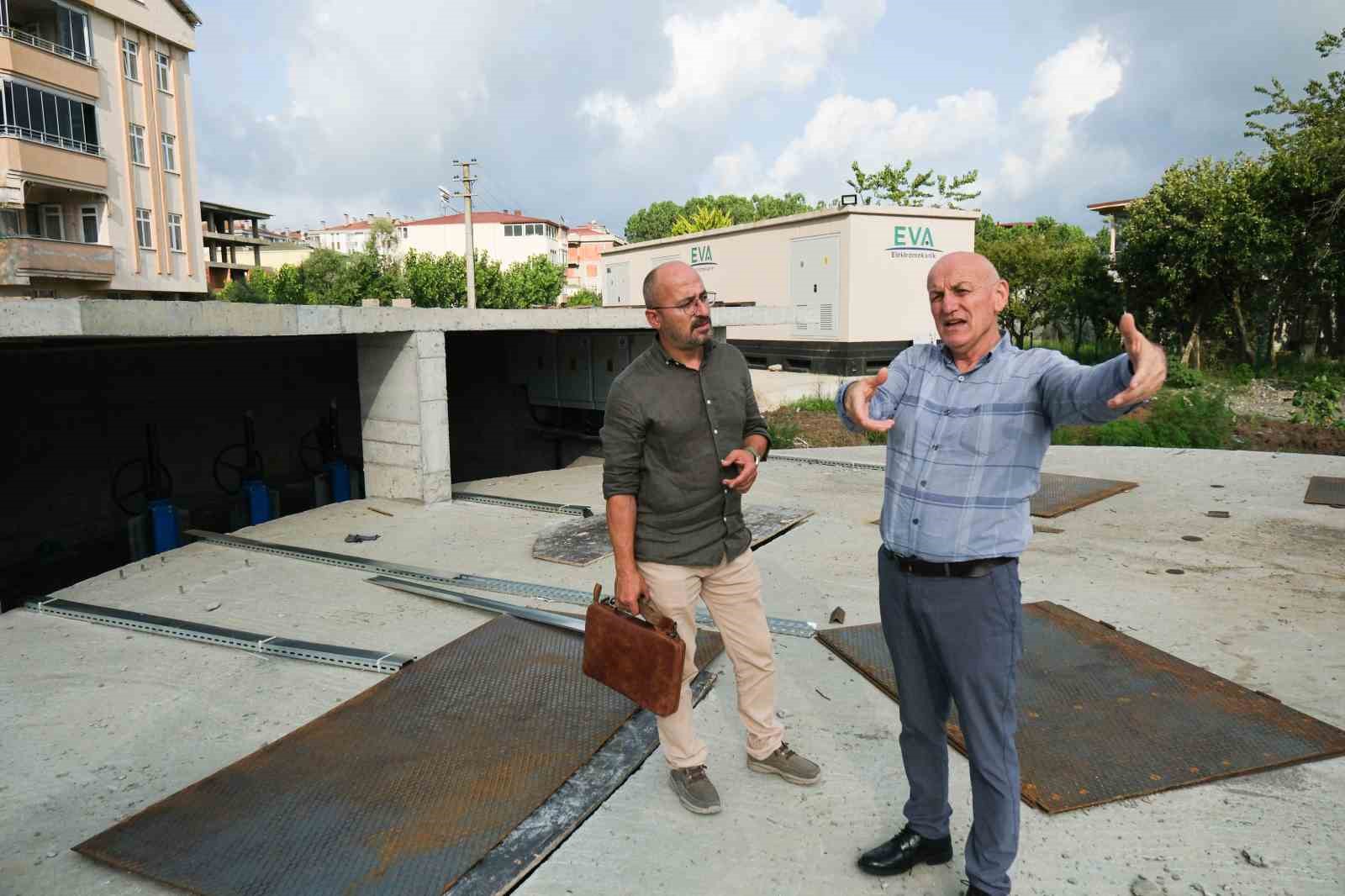 Terme sanayi bölgesinin su baskını sorununa neşter
