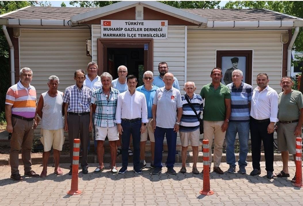 Marmaris Belediye Başkanı Ünlü’den Kıbrıs gazilerine anlamlı ziyaret
